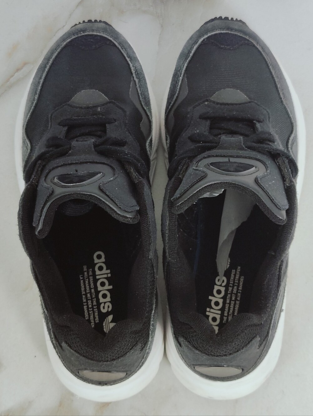 Adidas Originals Men's Yung-96 'Core Black' EE3681 Sneakers, Sz 8 - Picture 7 of 14